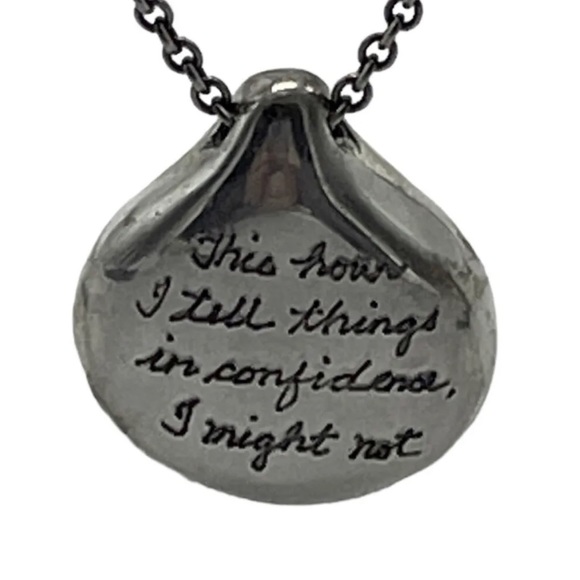 Jeanine Payer Sterling Silver Pendant Necklace Walt Whitman Quote - Picture 3 of 11